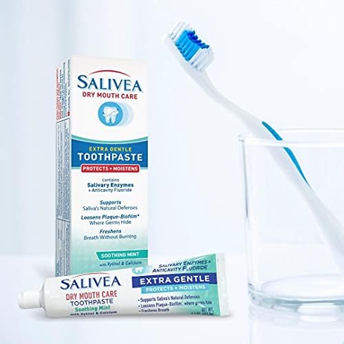 Salivea pasta za suhu usta - umirujuća pasta za zube sa prirodnim pljuvačkim enzimima - nježna pasta za