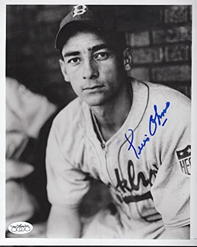 Luis Olmo Brooklyn Dodgers JSA SOA potpisao je autogramirano 8x10 photo w / coa