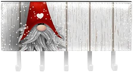 TFCOCFFT zidne kuke, kuke za viseće, zidne kuke za viseće, viseće kuke, božićni gnomi uzorak snježnih pahuljica