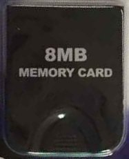 8MB Crna memorijska kartica za Nintendo GameCube ili Wii-NEXiLUX