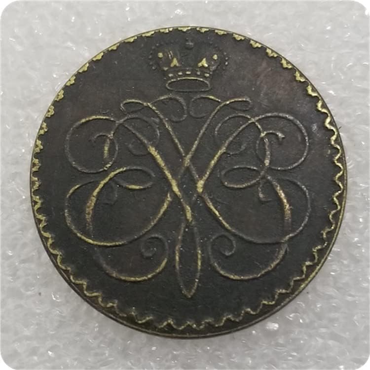 Starinski zanati Rusija 1726. Rusija bakrena kovanica srebrni dolar