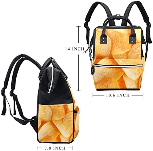 Guerotkr putnički ruksak, vrećice za pelene, ruksak pelena, novost krumpir čips