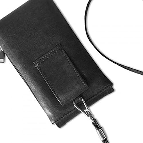 Japanski hiragana karakter u telefonskim novčanom torbicom viseći mobilni torbicu crnog džepa