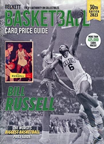 Beckett Basketball 30. izdanje 2023 Godišnji vodič cijene karata Celtic Bill Russell - nepotpisane košarkaške