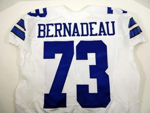 2013 Dallas Cowboys Mackenzy Bernadeau 73 Igra Izdana bijeli dres - nepotpisana NFL igra Rabljeni dresovi