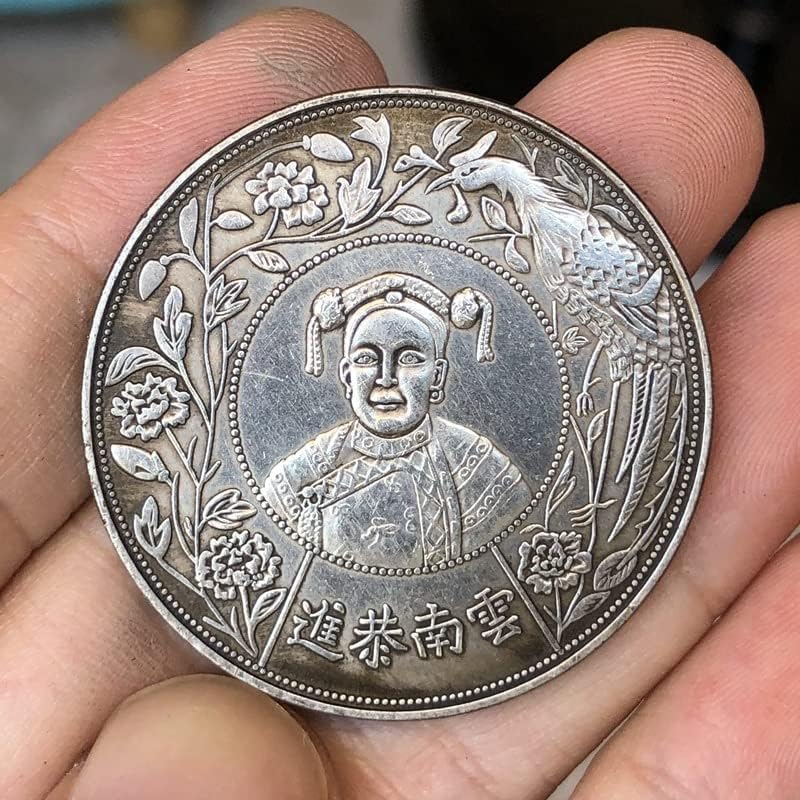 Drevni novčići starinski srebrni Yuan Yunnan Gongjin Coovens Coins HandicRafts Collection