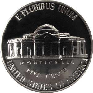 1991 S Gem dokaz Jefferson Nickel US Coin