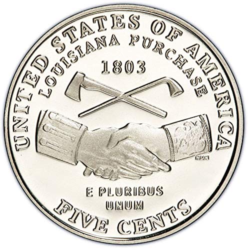 2004 P BU mirovna medalja Jefferson Nickel izbor Neprirugirana američka menta