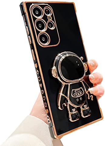 Eiavike Telefon za Samsung Galaxy S23 Ultra 6,8 Luksuzni držač za držač postolja za astronaut sa slatkim