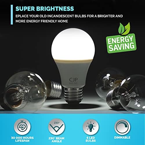 - CJP-6 LED Sijalice-60W ekvivalentno-Ultra meka Bijela-Energetski efikasna 9W-dugotrajna
