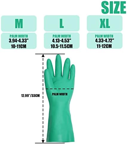 Aipas rukavice za čišćenje domaćinstva za višekratnu upotrebu nitrilne gume zaštita kuhinjskog ulja neklizajuće