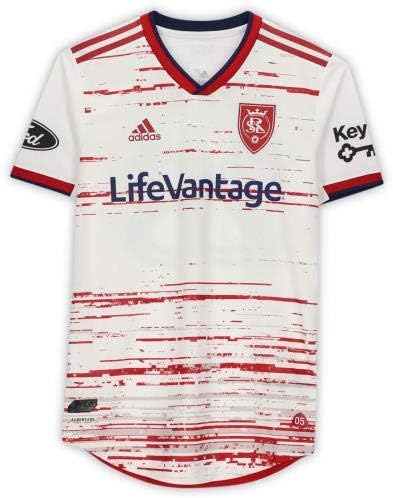 Jezon Ramirez Real Salt Lake Goografied Match-a koristi 28 Bijeli dres iz sezone 2020 MLS - nogometnih