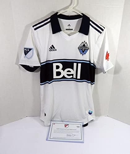 2019 Vancouver WhiteCaps FC Simon Colyn 54 Igra Polovna potpisana bijela Jersey S 05 - Nogometni dresovi