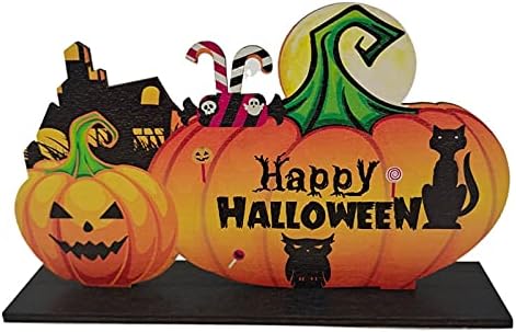 Shitou Halloween Decortations Slatka Halloween Decor Halloween Drveni privjesak Pumpkin Spider Party Dekoracija