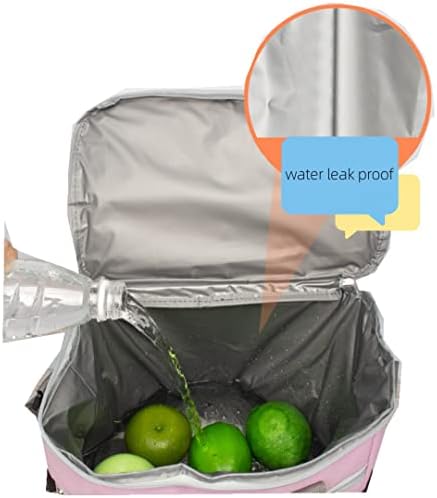 trrcylp izolovana kutija za ručak za žene, Čuvajte toplu ili hladnu hranu, nepropusna termo torba za ručak