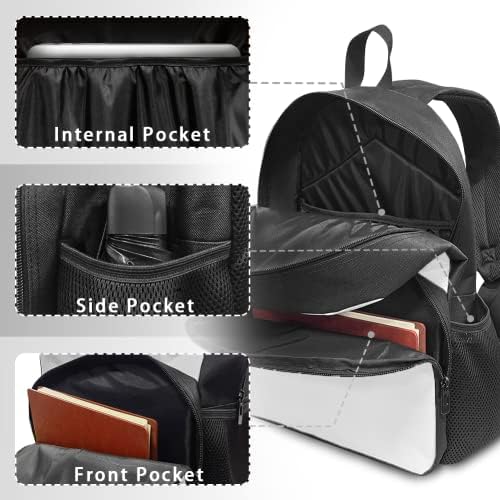 Gongbawa školski ruksak za djevojčice Axolotl torba za knjige koledž srednjoškolska torba lagani putni ruksak