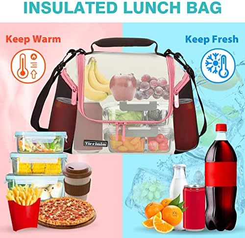 Izolovana torba za ručak za žene i muškarce, nepropusna velika hladnjača za ručak za višekratnu upotrebu
