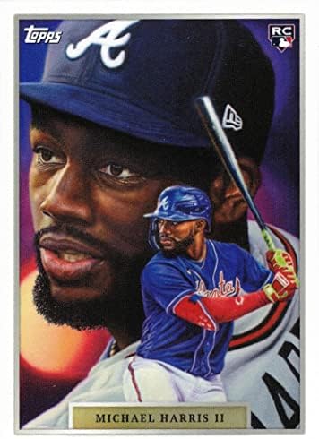 2023 Igra gornjeg dijelova unutar igre Baseball # 1 Michael Harris II Rookie Card Braves