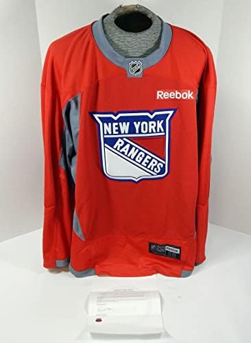 New York Rangers Igra Rabljena crvena drevna vežba Reebok NHL 58 DP29913 - Igra polovna NHL dresovi