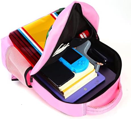 VBFOFBV ruksak za laptop, elegantan putni ruksak casual pad paketi na rame za muškarce, žene, duge pruge Moderni umjetnički uzorak