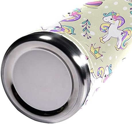 SDFSDFSD 17 oz Vakuum izolirane boce od nehrđajućeg čelika Sportska kavana PUTOVANJE ŠILA FIKSNA KUĆA Omotana BPA besplatna, jednorog Pop Art uzorak