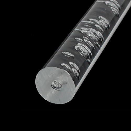 Aexit 25mm Dia Električna oprema 10 inčni dugačak čvrsti akrilni Mjehurić okrugli štap PMMA Bar Clear