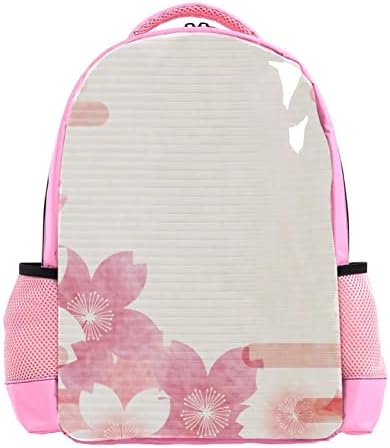 VBFOFBV lagani casual backpack laptop za muškarce i žene, japanski cvijet retro ružičasti cvijet trešnje