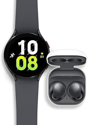 Samsung Galaxy Watch 5 + Buds 2 Paketa, 44mm LTE SmartWatch sa tijelom, zdravljem, fitnessom, tragač za
