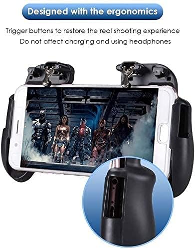Hyk Gaming Grip s prijenosnim navijačem za punjač za pubg mobilnog kontrolera L1R1 Mobile Game Trigger Joystick