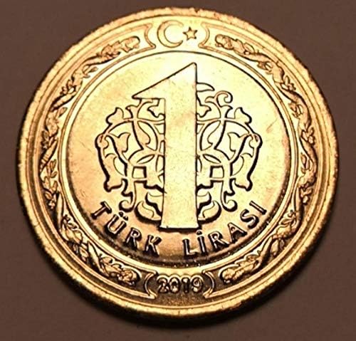 Turska 1 Lira Coin 2019 bikolor novčić