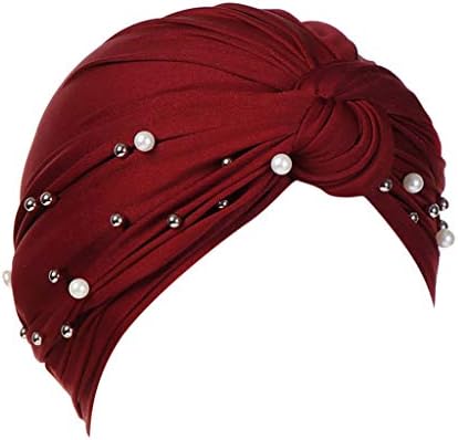 Šeširi Hats Gumbe HATSYBY muslimanski karcinom hemoreta Beret HATS Pearl perla India Hat Wrap Cap Beanie