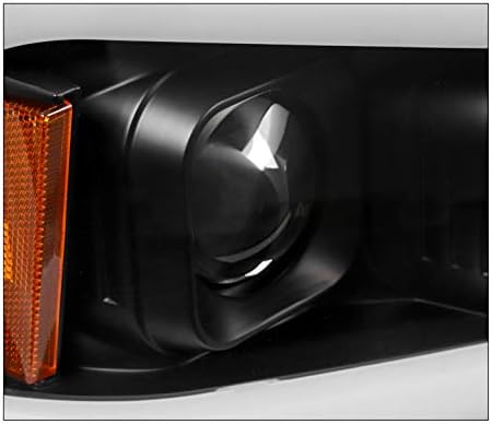 ZMAUTOPARTS LED cijev projektor farovi farovi Crni w / 6.25 bijeli DRL kompatibilan sa Dodge Chargerom 2006-2010