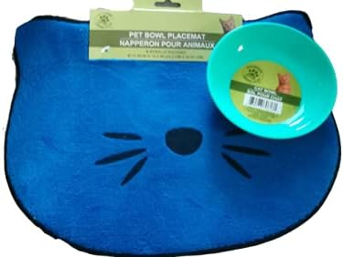 Greenbrier Blue PET posuda za kućne ljubimce i zelena zdjelica za hranu, set od 2