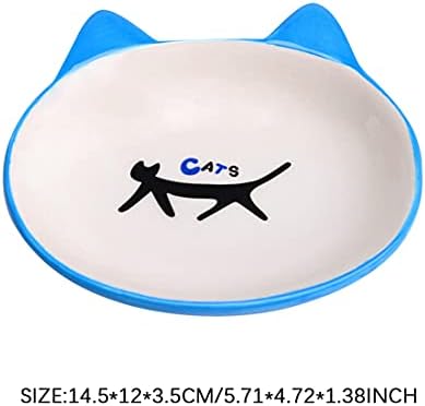 Zdjela za mačke Zdjela za pse posuda za hranu za kućne ljubimce keramičko posuđe za mačke ovalna široka