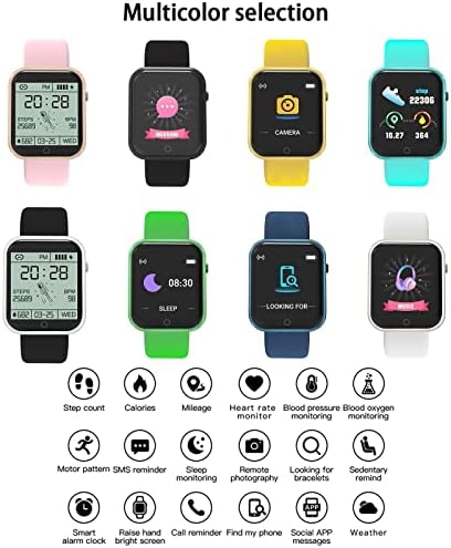 Yiisu D20L Macaron Color BT4.0 Smart Watch Sleep Fitness Vodootporni sat 1,3 inčni TFT LCD ekran GW9