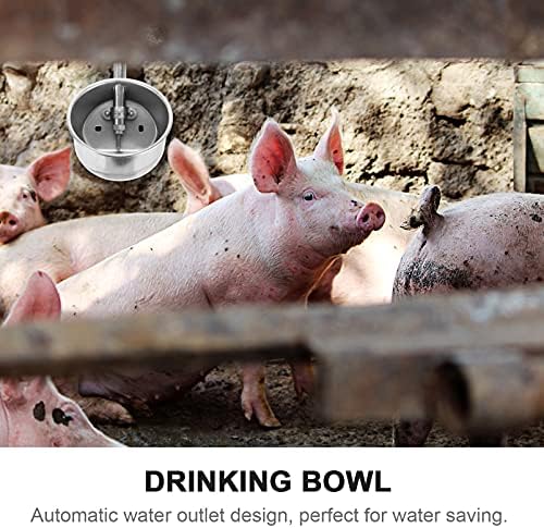 PATKAW Automotive Tools automotive Tools perad Waterer Pig drinking Bowl Pig Water Fountain ovčja posuda za piće posuda za životinje posuda za vodu Nerđajući čelik pas zeko hranilac Auto alati Auto alati