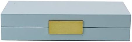 Addison Ross 4x9 svijetlo plava kutija za lakiranje sa zlatom