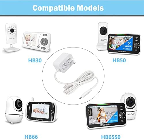 Zamjena kabel kabla za punjenje 5V punjača za HelloBaby HB66, HB50, HB6550, Hb30 Baby Kamera Monitor Model