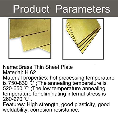 Z Kreirajte dizajn mesing ploča mesing bakar lim ploča Metal sirovo hlađenje industrijski materijali H62
