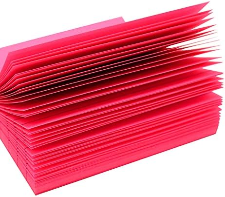 Obložene ljepljive Note 4x4 svijetle Stickies šarene Super Lijepljive Power Memo jastučiće, 8 boja, jako