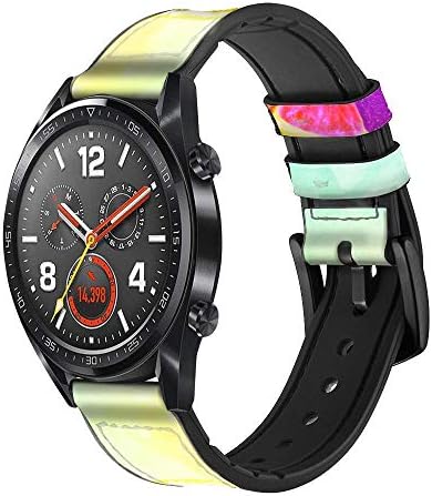 CA0787 šareni limunski kožni i silikonski pametni remen za pametni sat za ručni sat SmartWatch Smart Watch
