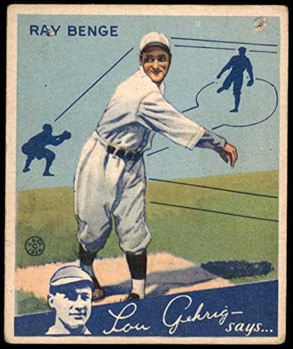 1934. Goudey 24 Ray Benge Brooklyn Dodgers Fair Dodgers