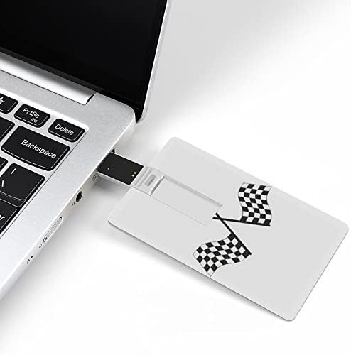 Karirano trkačka zastava Flash Drive USB 2.0 32G i 64G Prijenosna memorijska kartica za PC / laptop