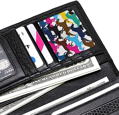 Šarena konjsku kreditnu karticu USB Flash diskovi Personalizirani memorijski stick tipke Korporativni pokloni