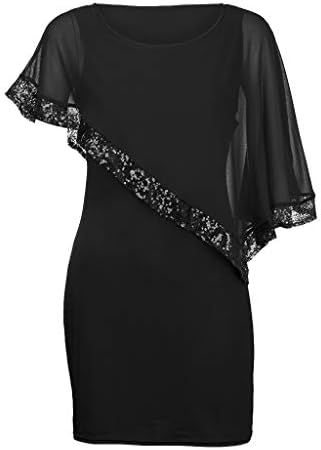 Žene plus veličina hladnog ramena prekrivanja asimetričnih šifona bez kaiševa haljina ženske haljine seksi