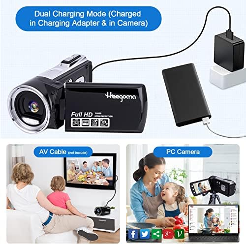 HEEGOMN video kamere za djecu Full HD 1080p 24MP digitalni fotoaparat za YouTube Tiktok Kid kamkorder 2.7