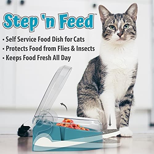 CAT Flip - Korak n feed nagnuta zdjela za hranu s poklopcem