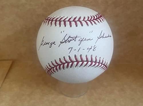 George Shotgun Shuba 7-1-48 Dodgers potpisao je Auto M.L. Baseball Bas Ovjeren