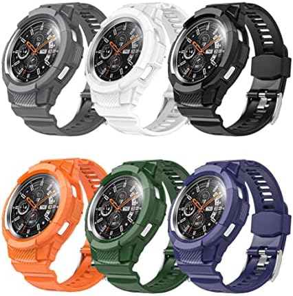 Kompatibilan sa Samsung Galaxy Watch 4 Classic 42mm opseg, jednodijelni slučaj satova, vojni sport Čvrstog