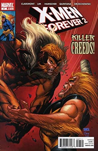 X-Men Forever 2 7 VF ; Marvel comic book / Sabretooth Chris Claremont